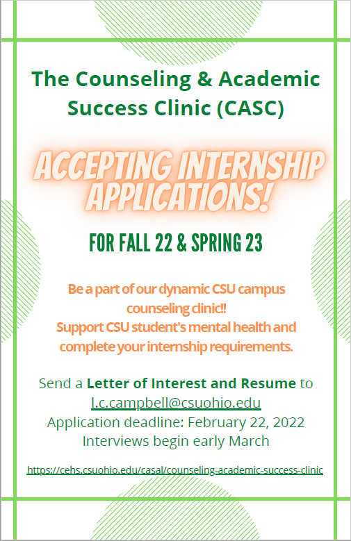 CASC internship Application
