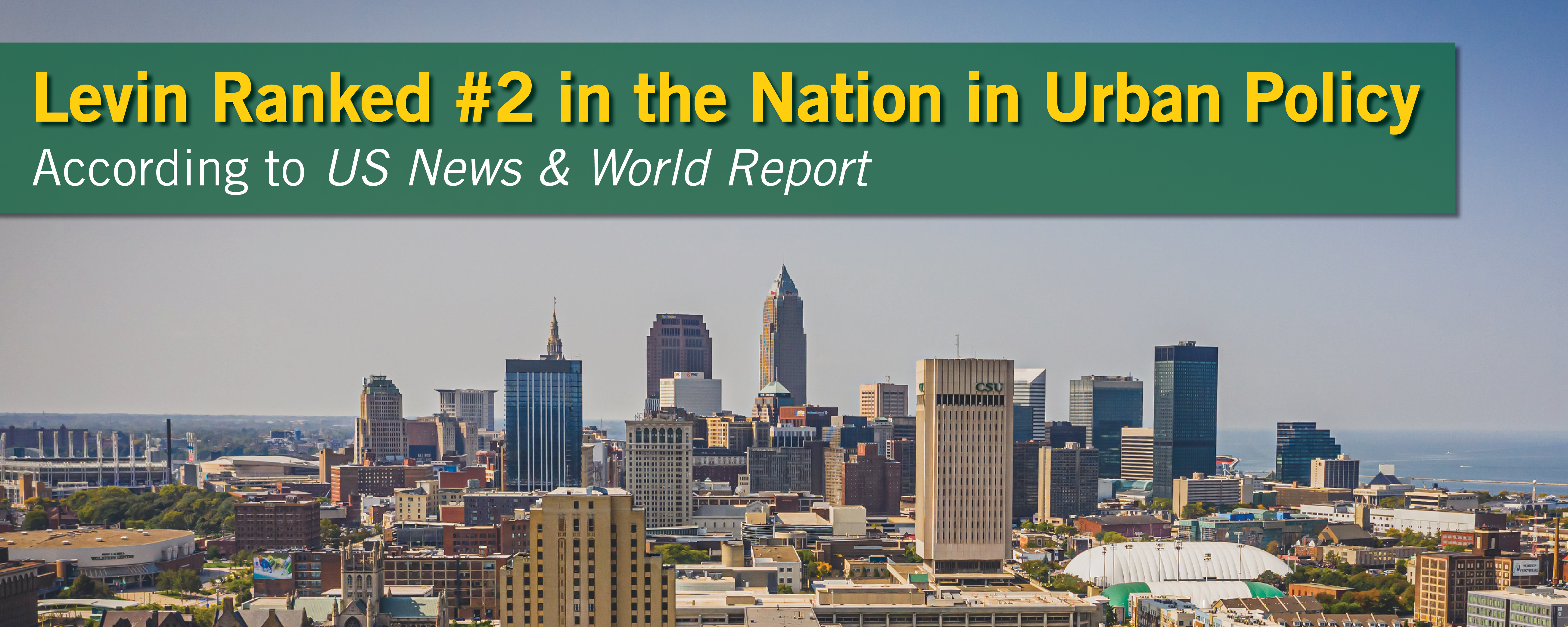 Levin Ranked 2nd in the Nation in Urban Policy