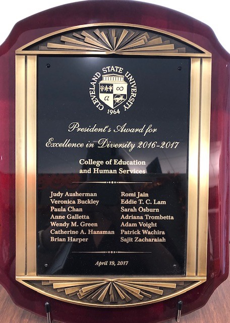Presidents Award For Excellence Plaque