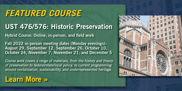 Featured Course - Historic Preservation